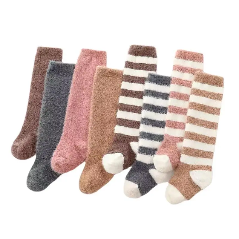 Baby Boy Girls Thicken Warm Knee High Socks Children Kids Thermal Stockings Autumn Winter Striped Long Sock Clothing Accessories
Baby Boy Girls Thicken Warm Knee High Socks Children Kids Thermal Stockings Autumn Winter Striped Long Sock Clothing Accessories