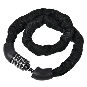 Proteja sua motocicleta: trava universal para guidão, trava portátil antirroubo 9 Motorcycle electric car combination lock chain lock bicycle anti-theft lock portable chain lock mountain bike bicycle locks