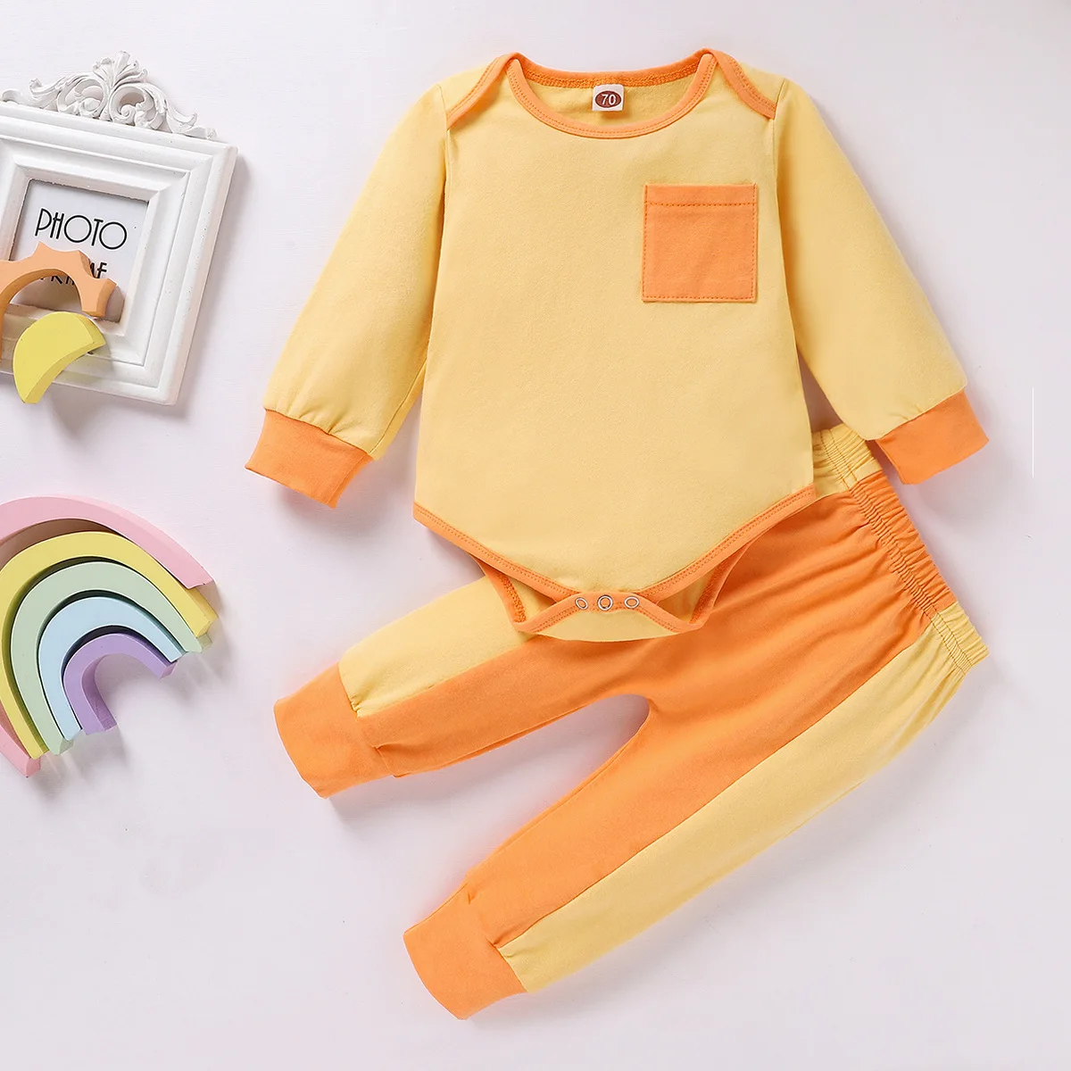 2023 Spring Autumn Infant Baby Boys 2PCS Clothes Set Cotton Long Sleeve Rompers Spliced Pocket Pants Suit Toddler Boys Outfits
2023 Spring Autumn Infant Baby Boys 2PCS Clothes Set Cotton Long Sleeve Rompers Spliced Pocket Pants Suit Toddler Boys Outfits