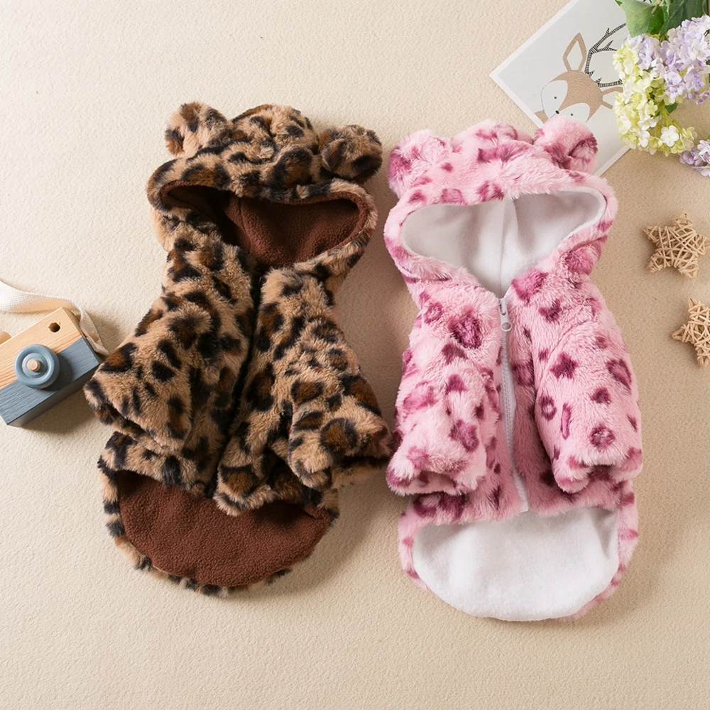 Winter Pet Dog Clothes Warm Fleece Dog Hoodie Leopard Dog Coat Jacket French Bulldog Clothing for Small Dogs Pets Costumes
Winter Pet Dog Clothes Warm Fleece Dog Hoodie Leopard Dog Coat Jacket French Bulldog Clothing for Small Dogs Pets Costumes