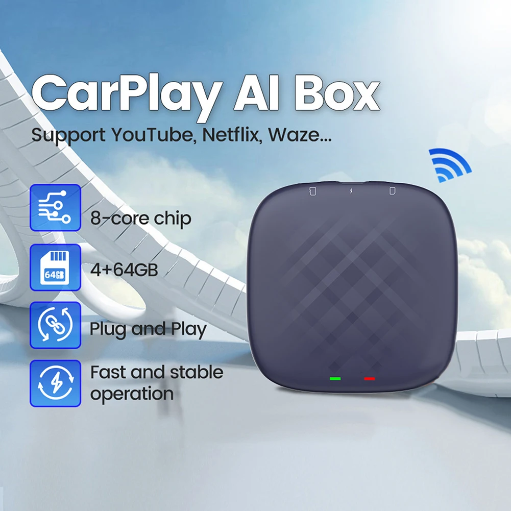 CPC200 Tbox Plus автомобильный беспроводной Bluetooth- Carplay на Android Box 8 ядер AI Box Портативный Автомобильный цифровой телевизор 4 + 64 Гб Поддержка SIM/TF Wifi
CPC200 Tbox Plus автомобильный беспроводной Bluetooth- Carplay на Android Box 8 ядер AI Box Портативный Автомобильный цифровой телевизор 4 + 64 Гб Поддержка SIM/TF Wifi