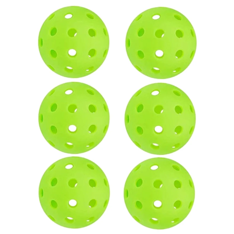Pickleball Balls, 6 Pack Pickleball-Balls with Mesh Bag, Outdoor Pickle Balls Sets with Consistent Bounce & Durability 094C
Pickleball Balls, 6 Pack Pickleball-Balls with Mesh Bag, Outdoor Pickle Balls Sets with Consistent Bounce & Durability 094C