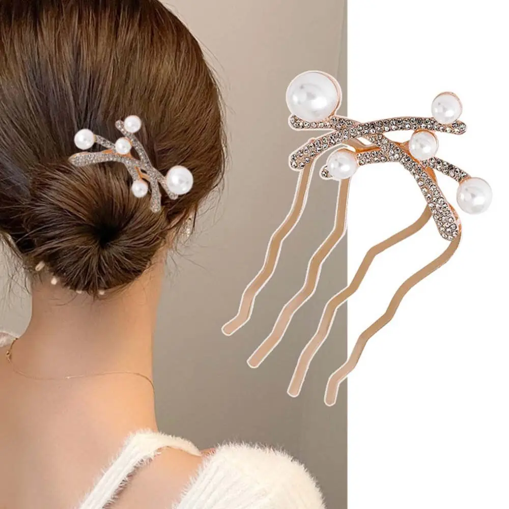 Long Japanese Rhinestone Temperament Back Of The Head Lovely Korean Style Hair Stick Female Hair Fork Pearl Hair Comb Headwear
Long Japanese Rhinestone Temperament Back Of The Head Lovely Korean Style Hair Stick Female Hair Fork Pearl Hair Comb Headwear