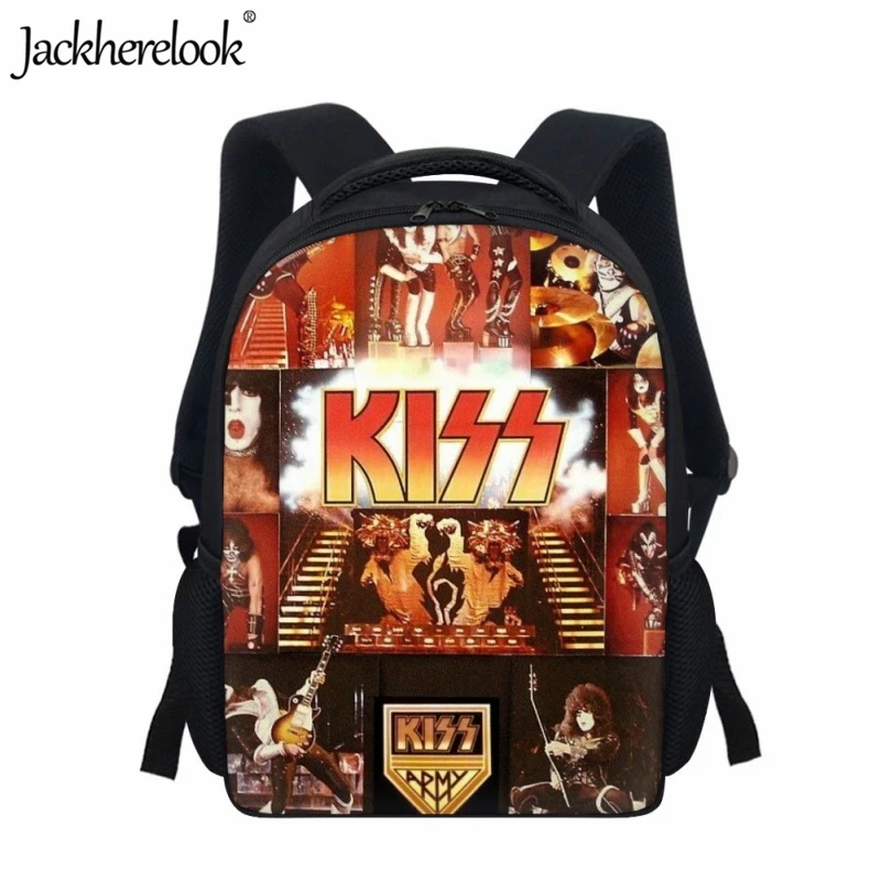 Jackherelook Cool KISS Band Rock Design School Bag for Children Boys Girls Book Bags Fashion Kids Popular Travel Backpack 12inch
Jackherelook Cool KISS Band Rock Design School Bag for Children Boys Girls Book Bags Fashion Kids Popular Travel Backpack 12inch
