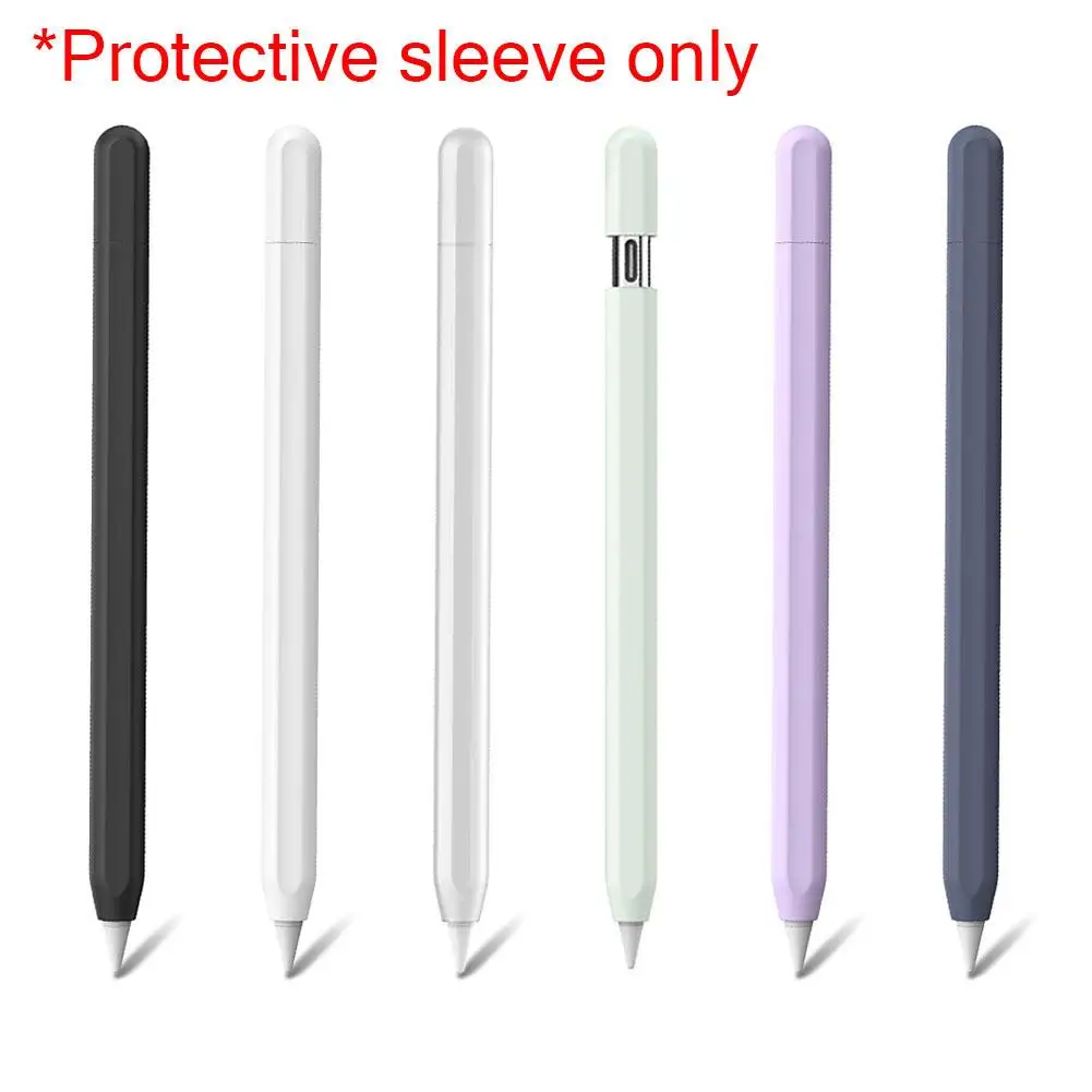 

Case For Apple Pencil 3 USB-C Touch Capacitor Pen Color Contrast Pen Case Silicone 3rd Generation Protective Case SIlicone D0L5