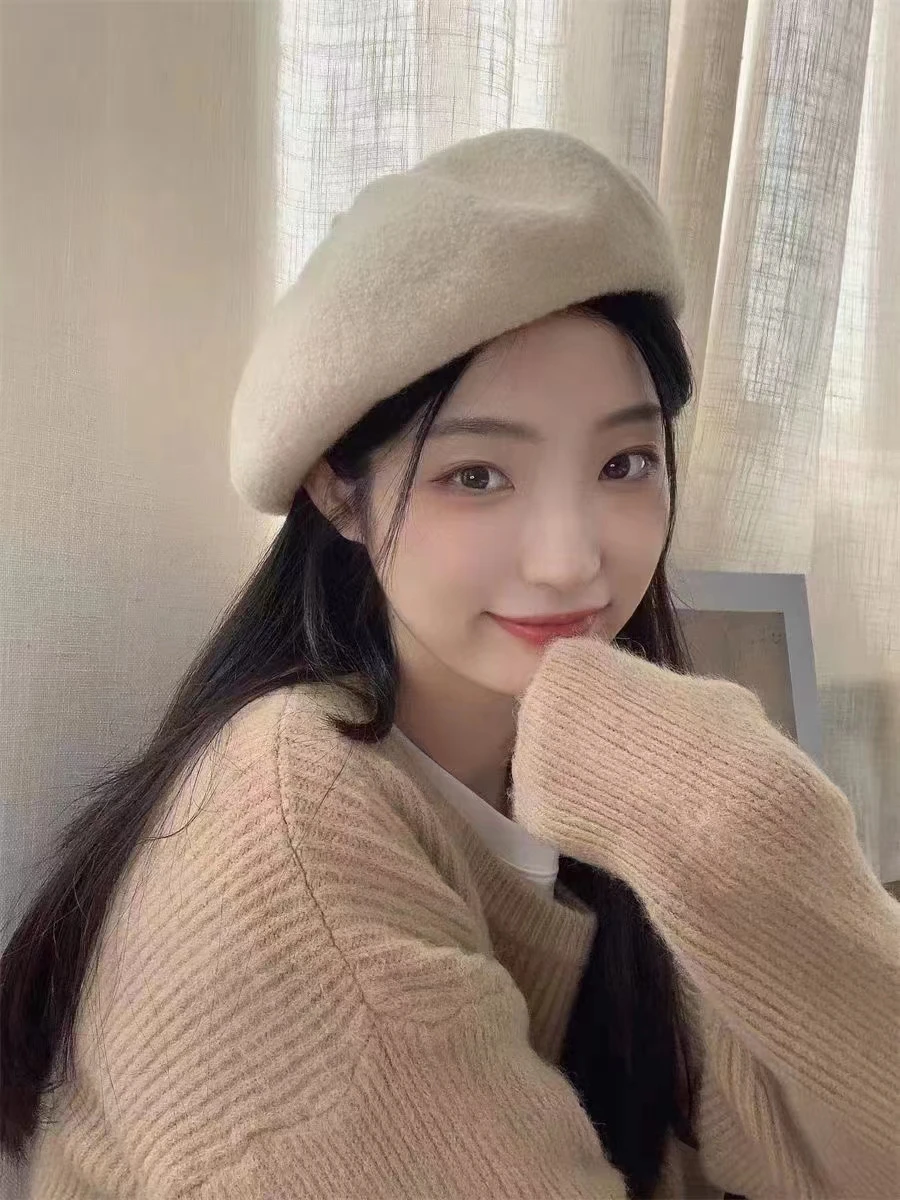 VISROVER New 7 Colors Top Quality Wool Woman Winter Hat Solid Beret Female Soft Cap Female Real Warm Wool Boina Gift Wholesales
VISROVER New 7 Colors Top Quality Wool Woman Winter Hat Solid Beret Female Soft Cap Female Real Warm Wool Boina Gift Wholesales