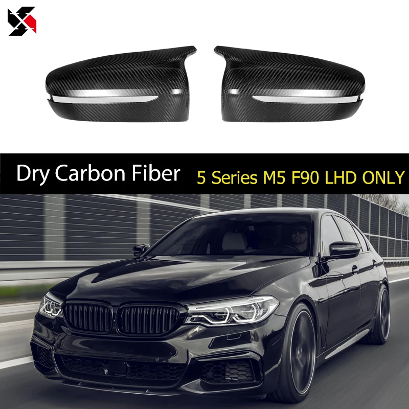Dry Carbon Fiber Car Door Side Rearview Mirror Caps for BMW M5 Series F90 2017-IN LHD OEM Style Mirror Cover Cap 1 Pair Glossy
Dry Carbon Fiber Car Door Side Rearview Mirror Caps for BMW M5 Series F90 2017-IN LHD OEM Style Mirror Cover Cap 1 Pair Glossy