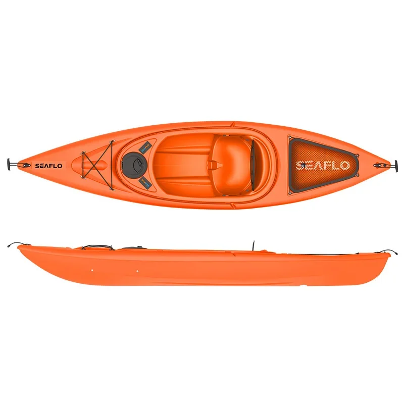 

10ft Hot Sale BXA100 1 Person Sit In Kayak New Style Single Sit In Touring Kayak Plastic HDPE With Paddle Life Jacket Optional