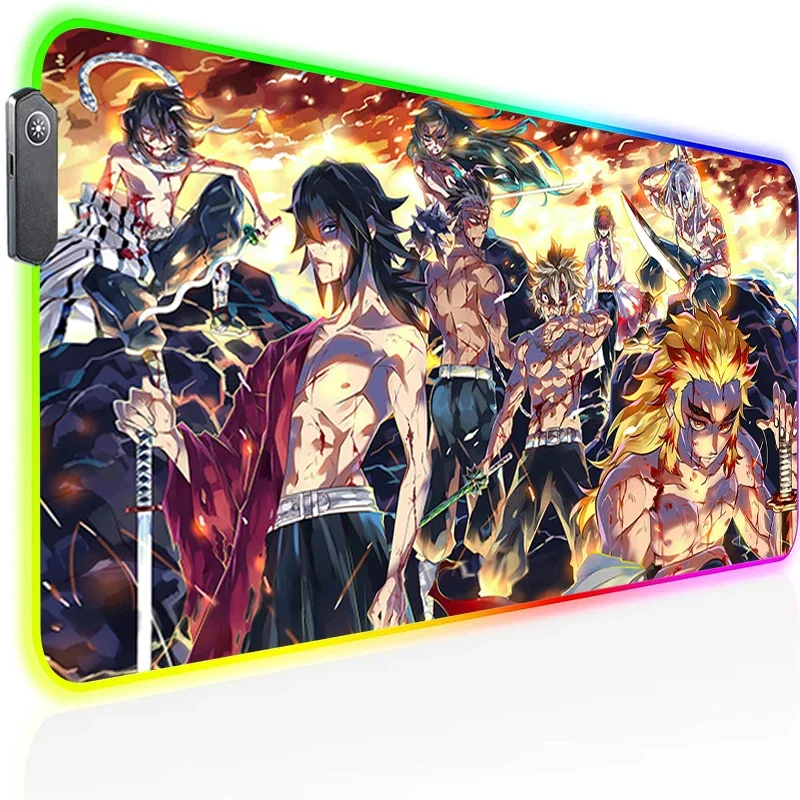 Xxl Gaming Mouse Pad 900x400 Demon Slayer Back Light Led Mousepad PC Gamer Cabinet Office Accessories for Desk Deskmat Table Mat
Xxl Gaming Mouse Pad 900x400 Demon Slayer Back Light Led Mousepad PC Gamer Cabinet Office Accessories for Desk Deskmat Table Mat