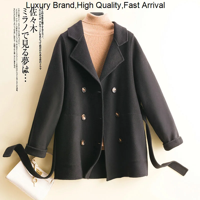 New 2023 100% Merino Women Winter Warm Autumn en Jacket Woman Wool Cashmere Coat Belt Double Breasted
New 2023 100% Merino Women Winter Warm Autumn en Jacket Woman Wool Cashmere Coat Belt Double Breasted