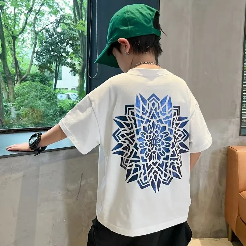 Children's Clothing From 11 To 12 Years Teenage T-shirts Short Sleeve Tee Shirt Clothes For Teenagers Summer T-shirt Tops
Children's Clothing From 11 To 12 Years Teenage T-shirts Short Sleeve Tee Shirt Clothes For Teenagers Summer T-shirt Tops