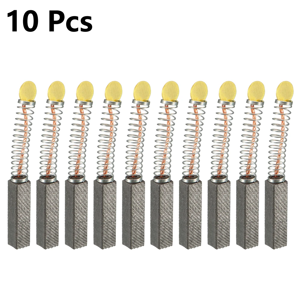 10Pcs Carbon Brushes Set For Electric Motors Replacement Part Motor Carbon Brush Power Tool Accessories 20mm*5mm*5mm
10Pcs Carbon Brushes Set For Electric Motors Replacement Part Motor Carbon Brush Power Tool Accessories 20mm*5mm*5mm