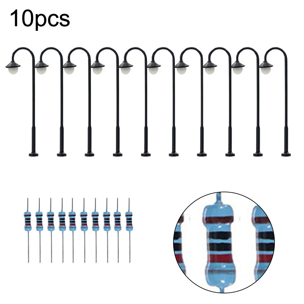 10Pcs 1:87 Scale DIY Model Miniature Railway Train Lamp Post Street LED Lights Children Pretend Play Educational Toys Kids Gifts
10Pcs 1:87 Scale DIY Model Miniature Railway Train Lamp Post Street LED Lights Children Pretend Play Educational Toys Kids Gifts