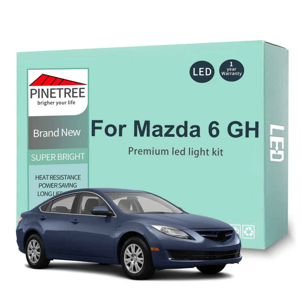 13Pcs Car Led Interior Light Kit For Mazda 6 Sedan Hatchback 2009-2013 LED Bulbs License Plate Lamp No Error
13Pcs Car Led Interior Light Kit For Mazda 6 Sedan Hatchback 2009-2013 LED Bulbs License Plate Lamp No Error