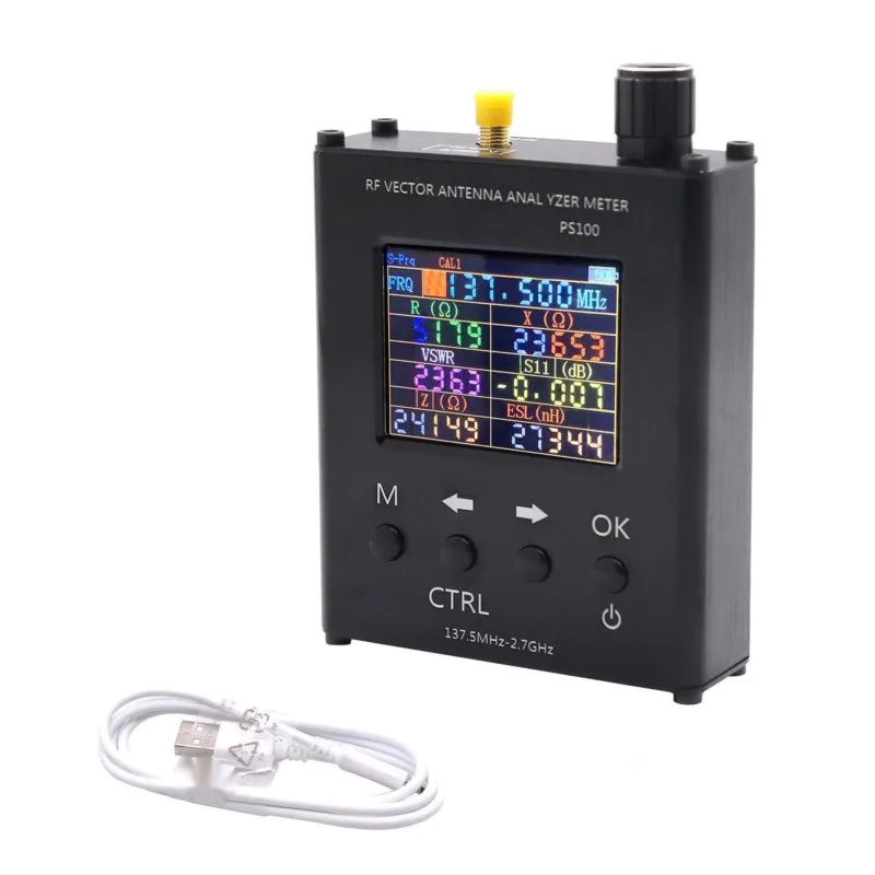 N1201SA PS100 Antenna Analysis Measuring Instrument Standing Wave Meter Tester 137.5MHz-2.7GHz UV RF
N1201SA PS100 Antenna Analysis Measuring Instrument Standing Wave Meter Tester 137.5MHz-2.7GHz UV RF