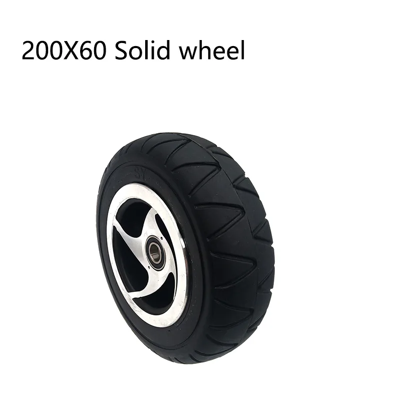 for 8 Inch 200x60 Solid Tire, including Bearings hub Wheel,for Older Age Scooter Electric Quad Bike Tire Replacement Parts
for 8 Inch 200x60 Solid Tire, including Bearings hub Wheel,for Older Age Scooter Electric Quad Bike Tire Replacement Parts