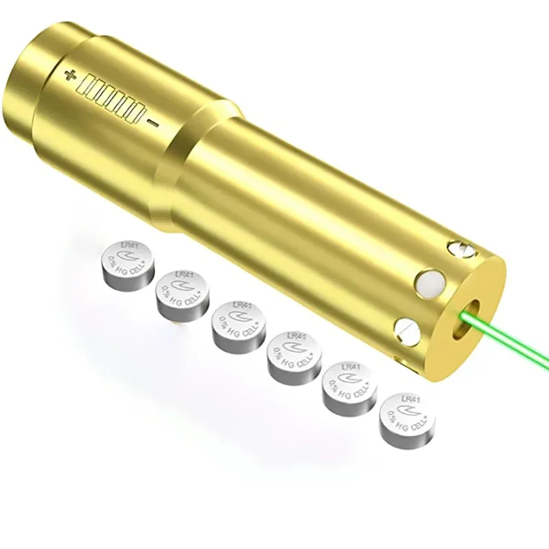 Bore Sight 9MM 5.56mm Green Laser Boresighter with 3 Sets of Batteries Red Dot for Hunting Laser Collimator
Bore Sight 9MM 5.56mm Green Laser Boresighter with 3 Sets of Batteries Red Dot for Hunting Laser Collimator