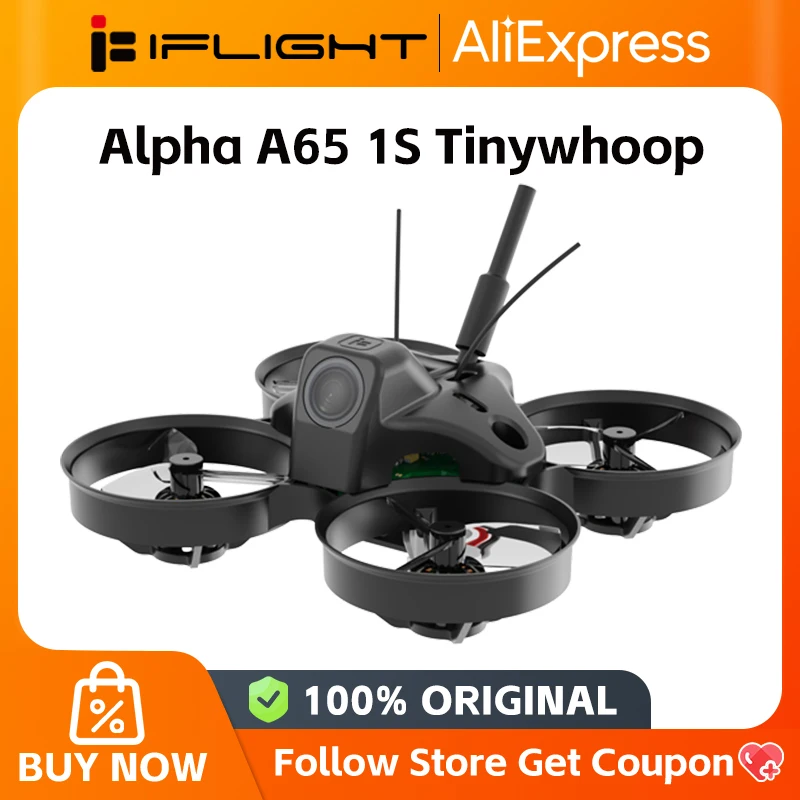 IFlight Alpha A65 1S TinyWhoop Дрон BNF + командировка 8 Lite ELRS 2,4G дистанционное управление для комплектов дронов FPV
IFlight Alpha A65 1S TinyWhoop Дрон BNF + командировка 8 Lite ELRS 2,4G дистанционное управление для комплектов дронов FPV