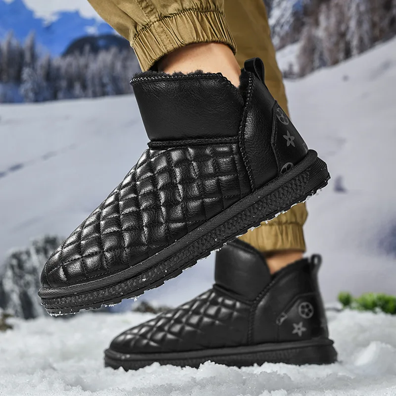 Snow Boots Men 2023 Winter Plush and Thick Waterproof Anti Slip and Cold Resistant Cotton Shoes Fashion Slip-On Ankle Men Boots
Snow Boots Men 2023 Winter Plush and Thick Waterproof Anti Slip and Cold Resistant Cotton Shoes Fashion Slip-On Ankle Men Boots