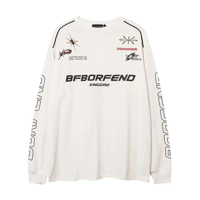 XUAN Phd Trend Motorcycle Long Sleeve T Shirt Sweatshirt Men Women Fashion Casual Punk Loose Couple High Street Tops Streetwear
XUAN Phd Trend Motorcycle Long Sleeve T Shirt Sweatshirt Men Women Fashion Casual Punk Loose Couple High Street Tops Streetwear