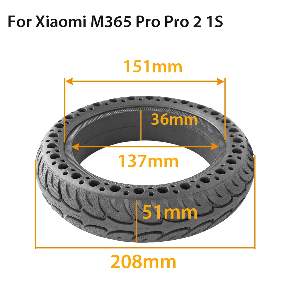 Front Rear Wheel Solid Tire Anti-Explosion for Xiaomi M365 1S Pro 2 Electric Scooter High Quality 8.5'' Honeycomb Tyre
Front Rear Wheel Solid Tire Anti-Explosion for Xiaomi M365 1S Pro 2 Electric Scooter High Quality 8.5'' Honeycomb Tyre