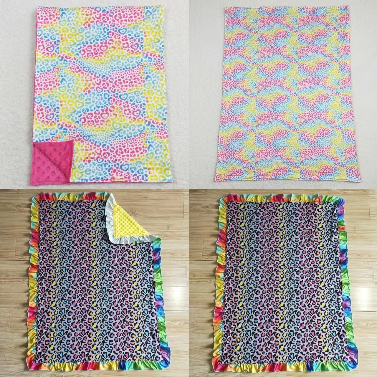 Wholesale Kids Baby Girl Bedding Fleece Breathable Blanket Toddler Cotton Flannel Newborn Children Colorful Leopard Thin Quilt
Wholesale Kids Baby Girl Bedding Fleece Breathable Blanket Toddler Cotton Flannel Newborn Children Colorful Leopard Thin Quilt