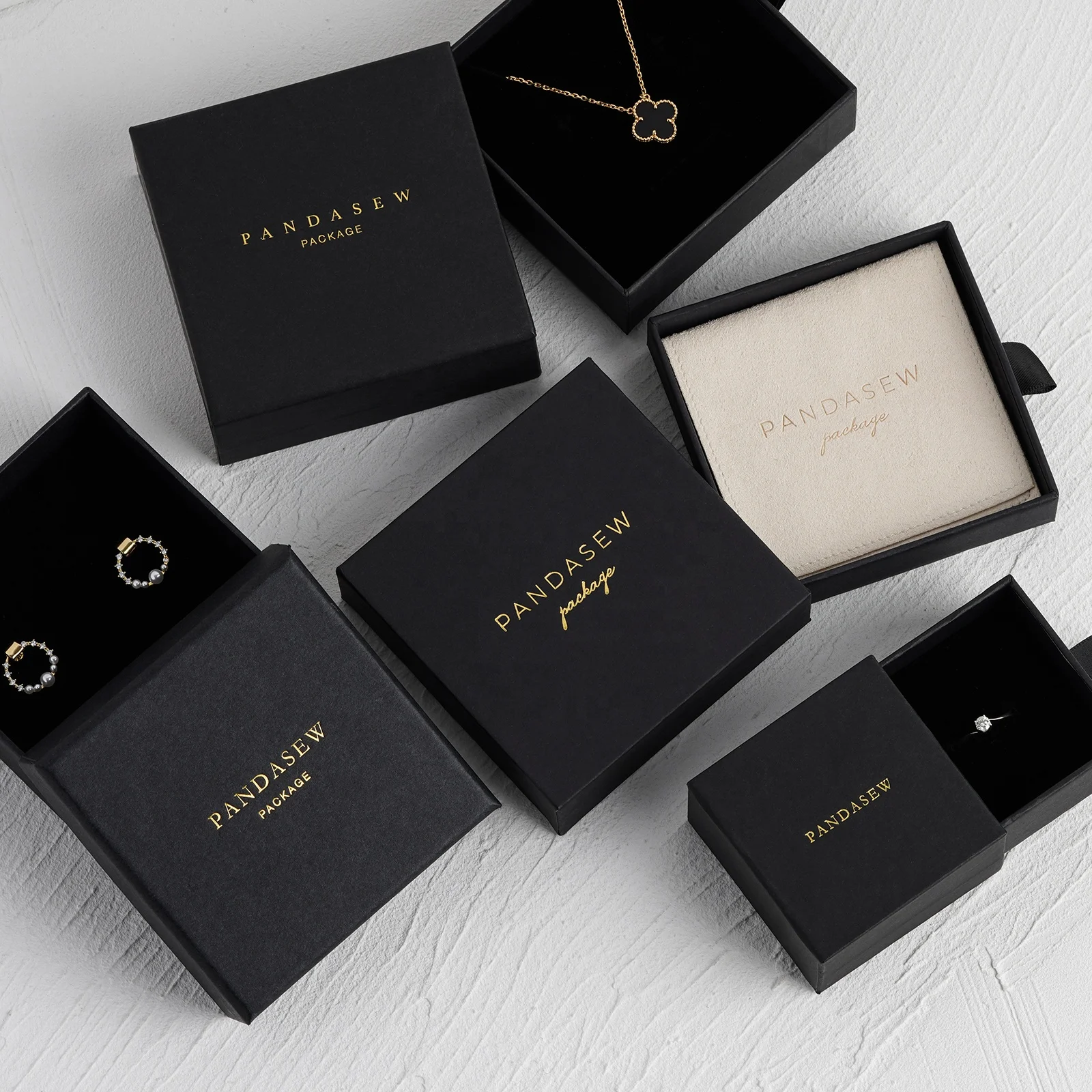 20PCS Custom Logo Paper Cardboard Drawer Jewelry Packaging Gift Lid & Base Boxes Necklace Earring Bracelet Ring Jewelry Box
20PCS Custom Logo Paper Cardboard Drawer Jewelry Packaging Gift Lid & Base Boxes Necklace Earring Bracelet Ring Jewelry Box