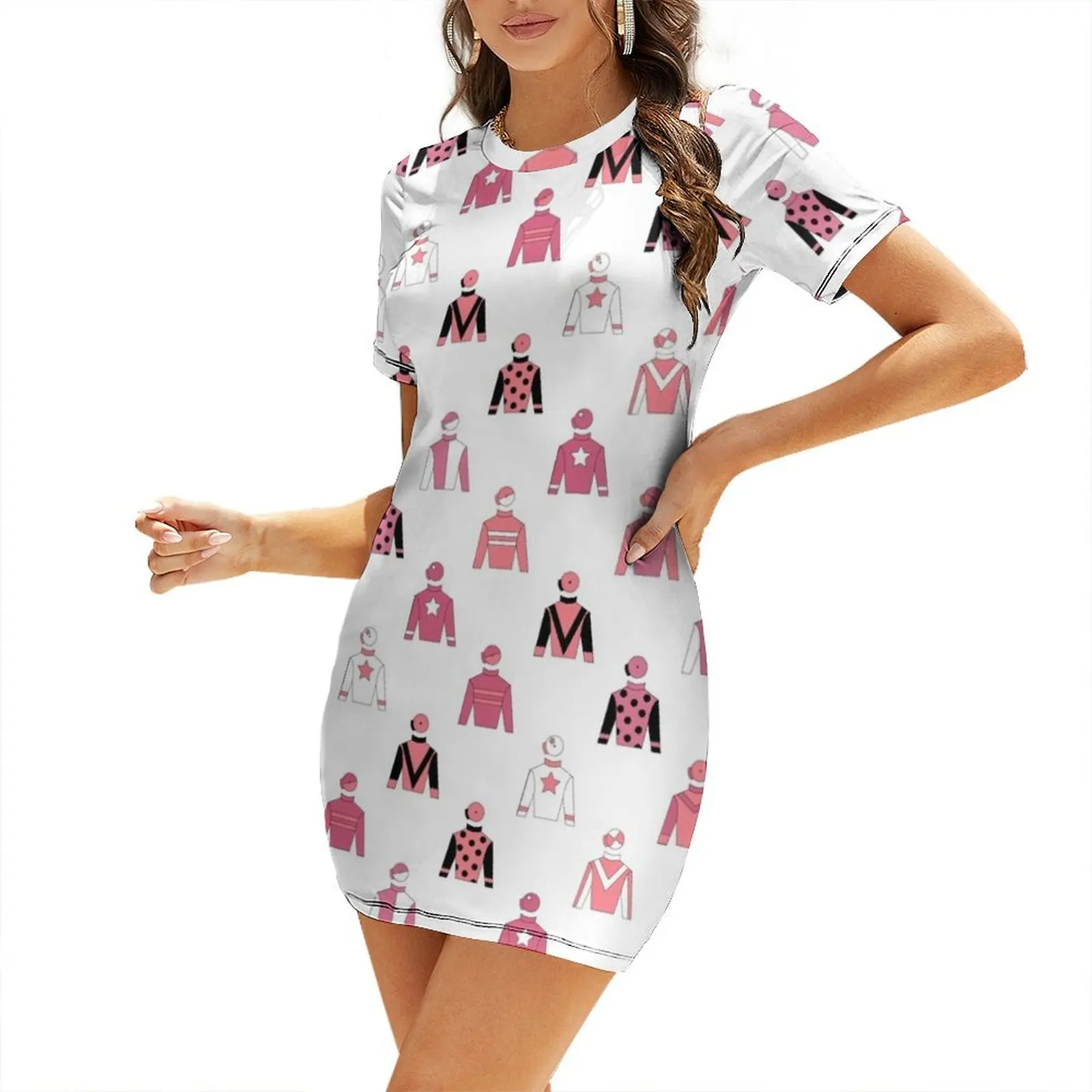 Horse Racing Jockey Silks Blush Pink Short Sleeved Dress long dress women summer Summer skirt Woman fashion
Horse Racing Jockey Silks Blush Pink Short Sleeved Dress long dress women summer Summer skirt Woman fashion
