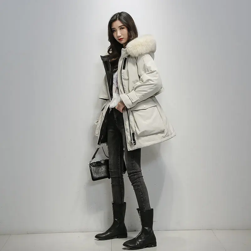 Fur Parkas Warm Women Down Jacket Warm Female Quilted Jackets Parkas Winter Jacket Women Snow Wear Winter Coat Lady Clothing
Fur Parkas Warm Women Down Jacket Warm Female Quilted Jackets Parkas Winter Jacket Women Snow Wear Winter Coat Lady Clothing