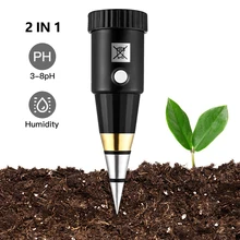 2 in1 Soil Moisture PH Meter Acidity Humidity Tester Metal Sensor Probe 3~8ph Hygrometer for Planting Garden Garden Tool 2 in1 Soil Moisture PH Meter Acidity Humidity Tester Metal Sensor Probe 3~8ph Hygrometer for Planting Garden Garden Tool