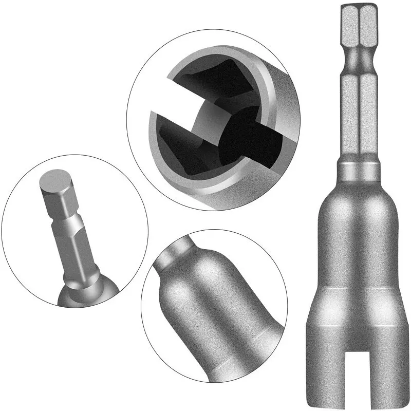 Butterfly Bolt Socket Wrench 1/4 inch 6.35mm Hex Shank Socket Adapter Nut for Power Tool Slotted Butterfly Bolt Socket Wrench El
Butterfly Bolt Socket Wrench 1/4 inch 6.35mm Hex Shank Socket Adapter Nut for Power Tool Slotted Butterfly Bolt Socket Wrench El