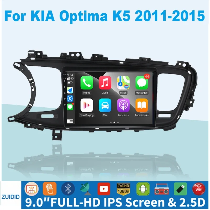 

Android 13 Car Radio Android Auto For KIA Optima K5 2013-2015 GPS Navi Multimedia Player Stereo QLED Carplay No 2 Din 2din DVD