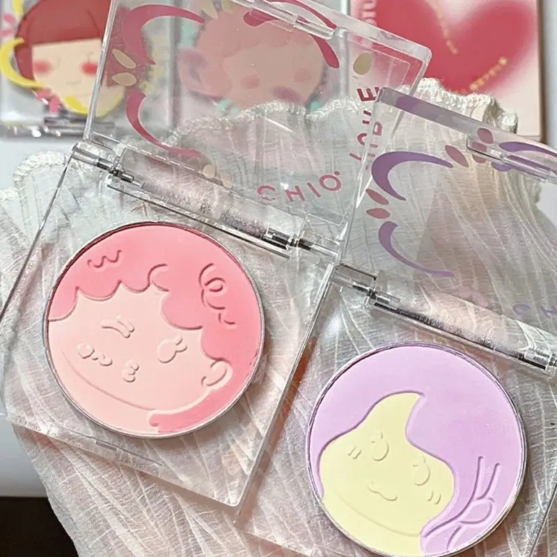 Kawaii Embossing Makeup 2-Color Blush Plate Natural Light Makeup Purple Highlight Cute Printing Beauty Natural Easy to Wear
Kawaii Embossing Makeup 2-Color Blush Plate Natural Light Makeup Purple Highlight Cute Printing Beauty Natural Easy to Wear