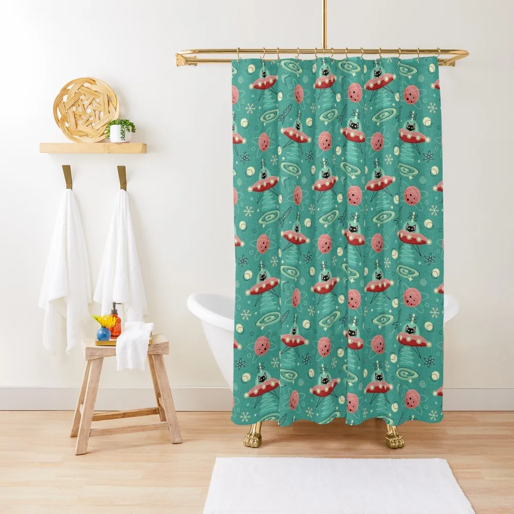 My Kitty Drives a UFO / Atomic Space Cat studioxtine Shower Curtain Shower Bathroom Set For Bathroom In The Bathroom Curtain
My Kitty Drives a UFO / Atomic Space Cat studioxtine Shower Curtain Shower Bathroom Set For Bathroom In The Bathroom Curtain