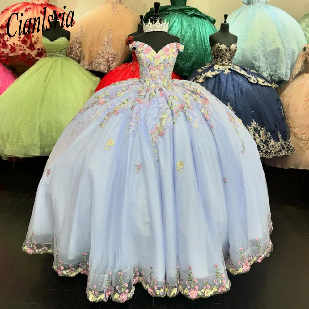 Женское бальное платье, платье для Quinceanera, с открытыми плечами, Цветной 3D Цветочный кружевной корсет, Vestidos De 15 Quinceanera
Женское бальное платье, платье для Quinceanera, с открытыми плечами, Цветной 3D Цветочный кружевной корсет, Vestidos De 15 Quinceanera