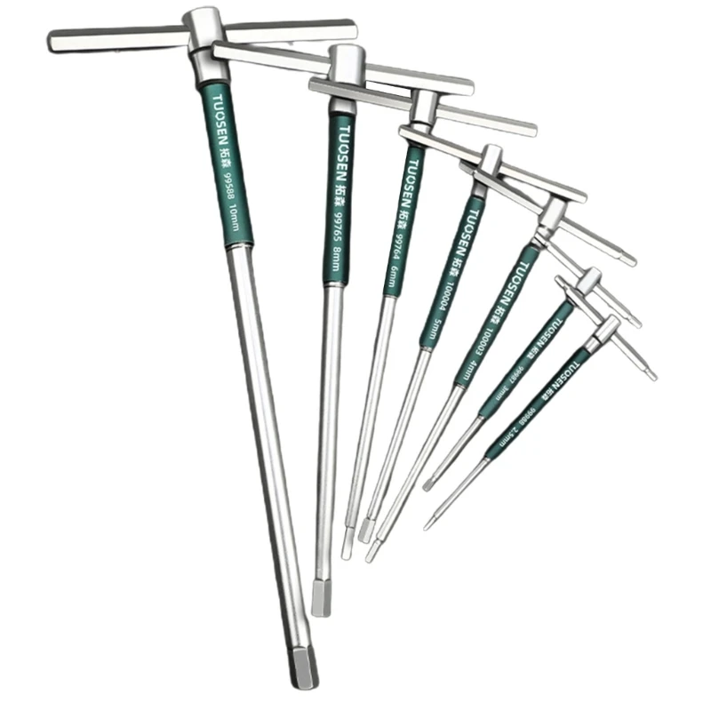 Шестигранный ключ Torx, внутренний гаечный ключ 2,5/3/4/5/6/8/10 мм Т-образный шестигранный ключ, ручные инструменты для ремонта
Шестигранный ключ Torx, внутренний гаечный ключ 2,5/3/4/5/6/8/10 мм Т-образный шестигранный ключ, ручные инструменты для ремонта
