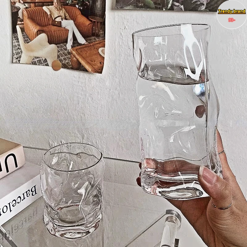 Realme Korean Ins Style Irregular Transparent Glass Twist Water Cup Juice Milk Cup Summer Cold Drink Cup Simple Decorative Cup
Realme Korean Ins Style Irregular Transparent Glass Twist Water Cup Juice Milk Cup Summer Cold Drink Cup Simple Decorative Cup