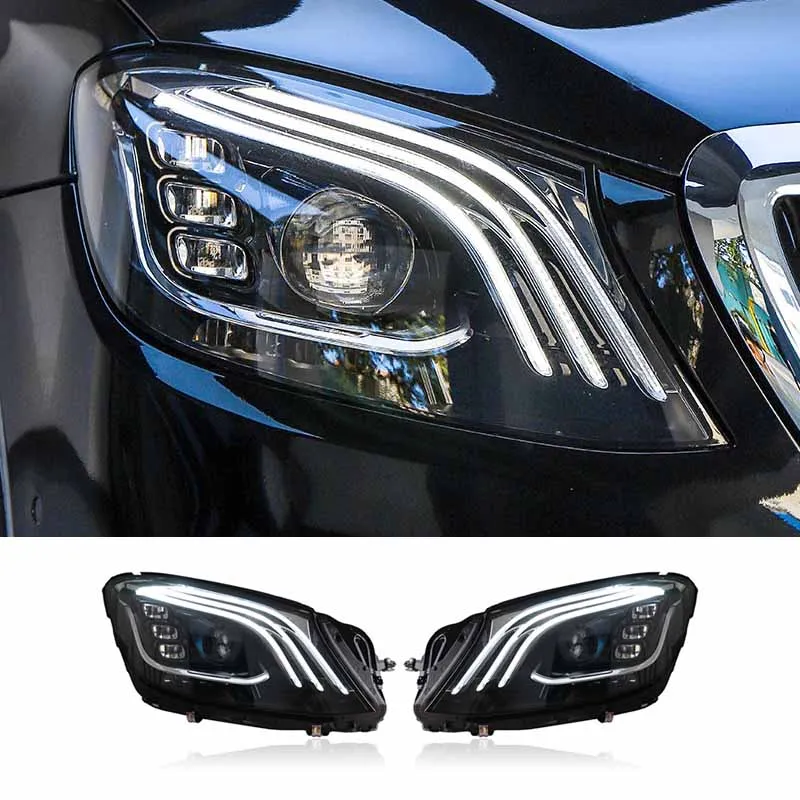 Подходят для 14-18 Mercedes W222S 320350400 модифицированные новые Maybach светодиодный фары в сборе дневные ходовые огни динамические поворотные сигналы
Подходят для 14-18 Mercedes W222S 320350400 модифицированные новые Maybach светодиодный фары в сборе дневные ходовые огни динамические поворотные сигналы
