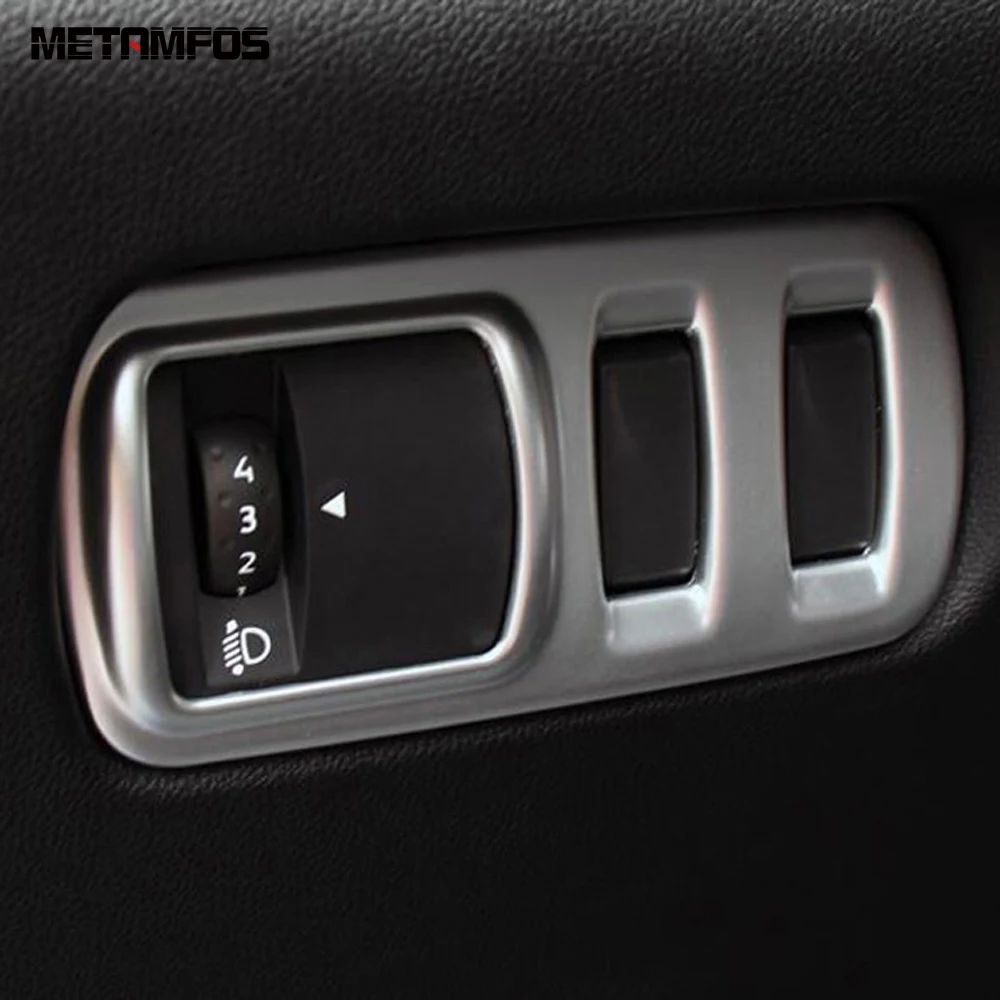 Матовая панель переключателя лампы для Renault Kadjar 2016-2019 2020 2021, аксессуары для стайлинга автомобиля
Матовая панель переключателя лампы для Renault Kadjar 2016-2019 2020 2021, аксессуары для стайлинга автомобиля
