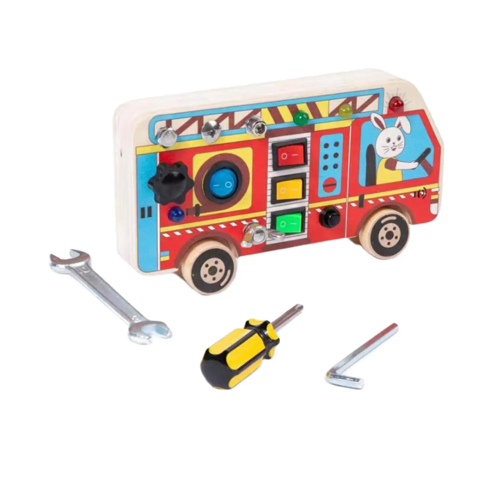 Toddlers Busy Board Lights Switch Toy Portable Learning Activity Toy Montessori Busy Board Toys for Children Preschool Girls
Toddlers Busy Board Lights Switch Toy Portable Learning Activity Toy Montessori Busy Board Toys for Children Preschool Girls