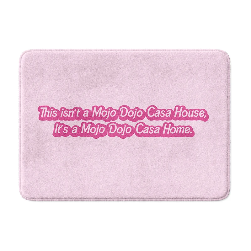 

Aertemisi This isn't a Mojo Dojo Casa House Meme Bath Mat with Non Slip Base Absorbent Super Cozy Flannel Floor Rug Carpet