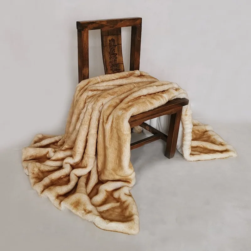 Plush Soft Warm Raschel Synthetic Fox Rabbit Hair Throw Blanket Thick Luxury For Girl Gift Winter Couch Cover Bed Sofa
Plush Soft Warm Raschel Synthetic Fox Rabbit Hair Throw Blanket Thick Luxury For Girl Gift Winter Couch Cover Bed Sofa