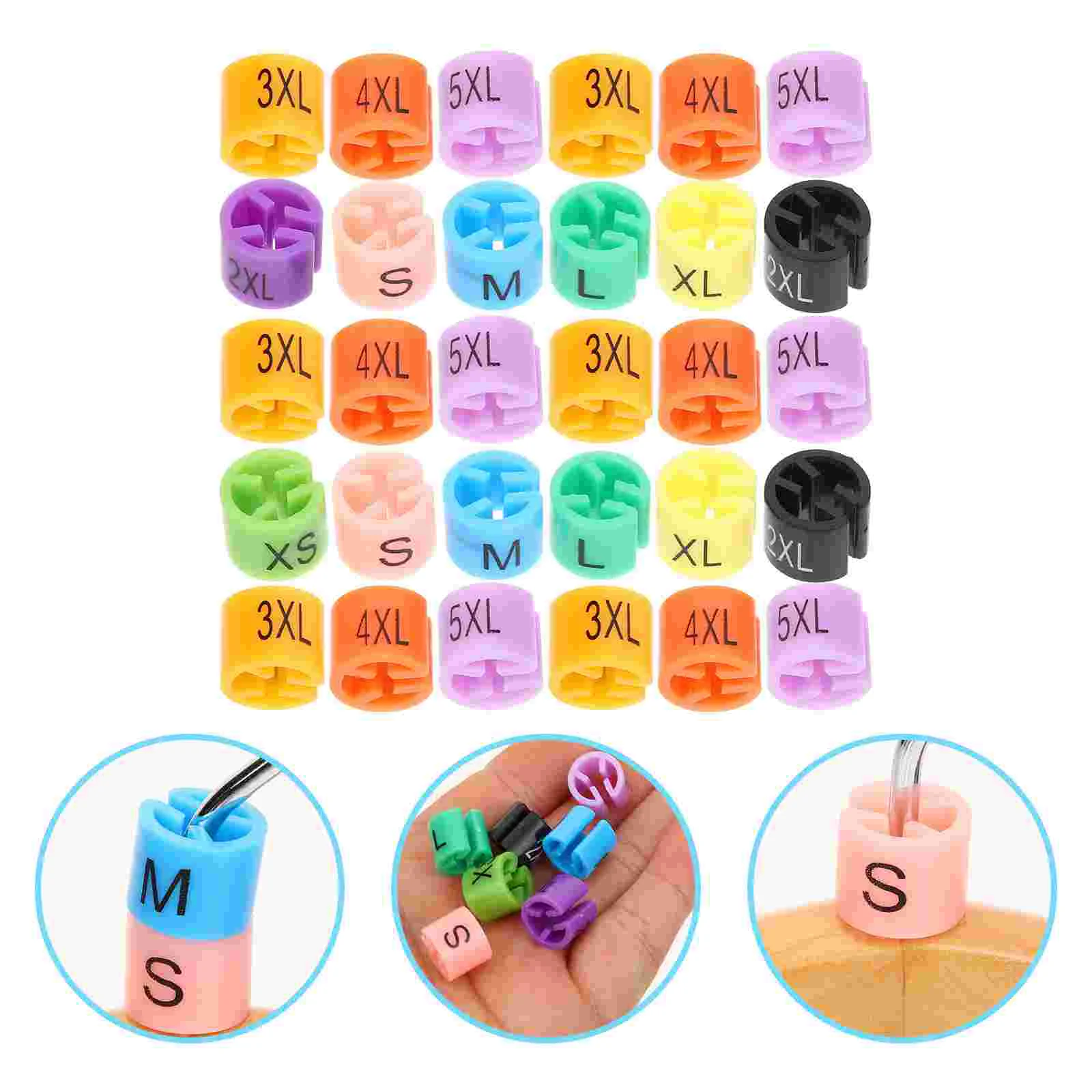 Clothes Size Buckle Hanger Marker Markers Clothing Shop Garment Hangers Tags Circle Number Plastic Labels
Clothes Size Buckle Hanger Marker Markers Clothing Shop Garment Hangers Tags Circle Number Plastic Labels