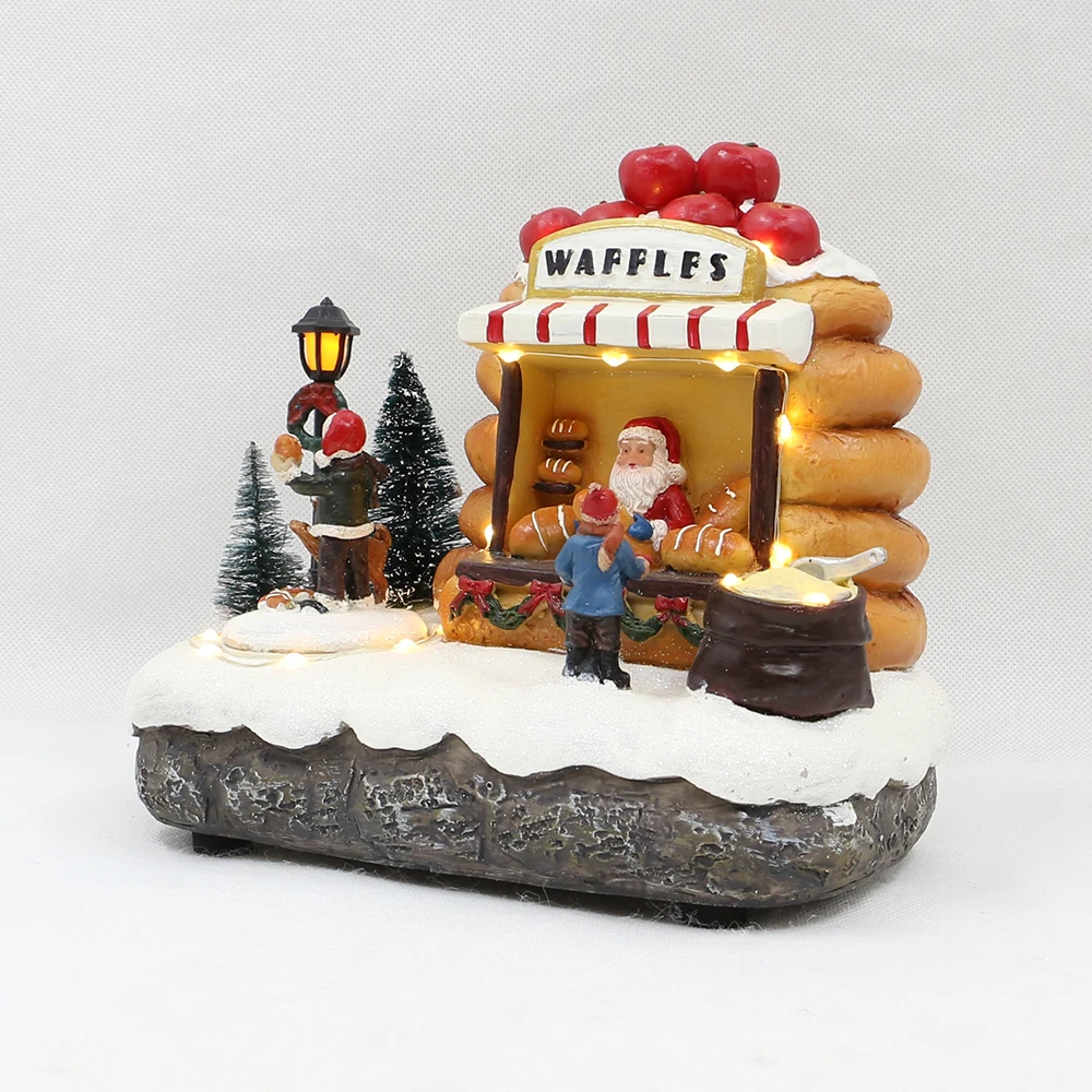 Christmas Santa Claus Bread Shop With Revolving Child Home Ornaments New Arrival 2024 LED Lighting XMAS Music Decorations
Christmas Santa Claus Bread Shop With Revolving Child Home Ornaments New Arrival 2024 LED Lighting XMAS Music Decorations
