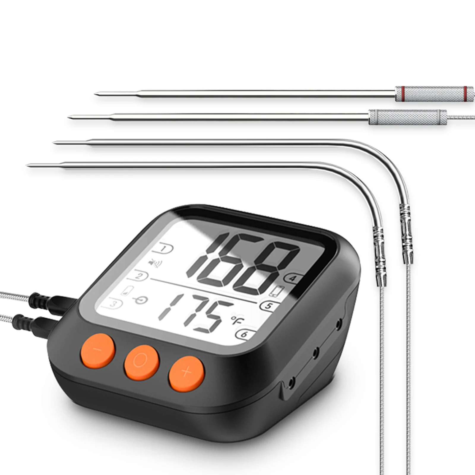 1pc Smart Barbecue Thermometer Digital Probe Meat Food Thermometer Kitchen Supplies BBQ Tools Cooking Tools D6XL129mm
1pc Smart Barbecue Thermometer Digital Probe Meat Food Thermometer Kitchen Supplies BBQ Tools Cooking Tools D6XL129mm