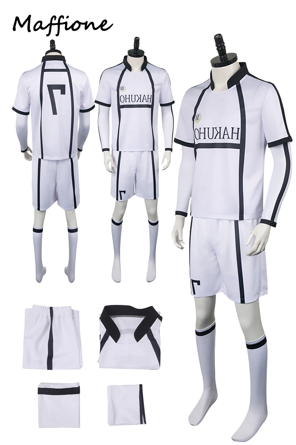 Аниме Синий замок Nagi Seishiro Косплей белая команда униформа номер 7 взрослые мужчины Хэллоуин Карнавал вечерние Маскировка Костюм для ролевых игр
Аниме Синий замок Nagi Seishiro Косплей белая команда униформа номер 7 взрослые мужчины Хэллоуин Карнавал вечерние Маскировка Костюм для ролевых игр