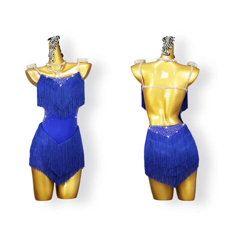 Latin Dance Fringed Dress Adult Dance Stage Costume Art Grading Competition Performance Costume Customized Chacha Rumba Skirt
Latin Dance Fringed Dress Adult Dance Stage Costume Art Grading Competition Performance Costume Customized Chacha Rumba Skirt