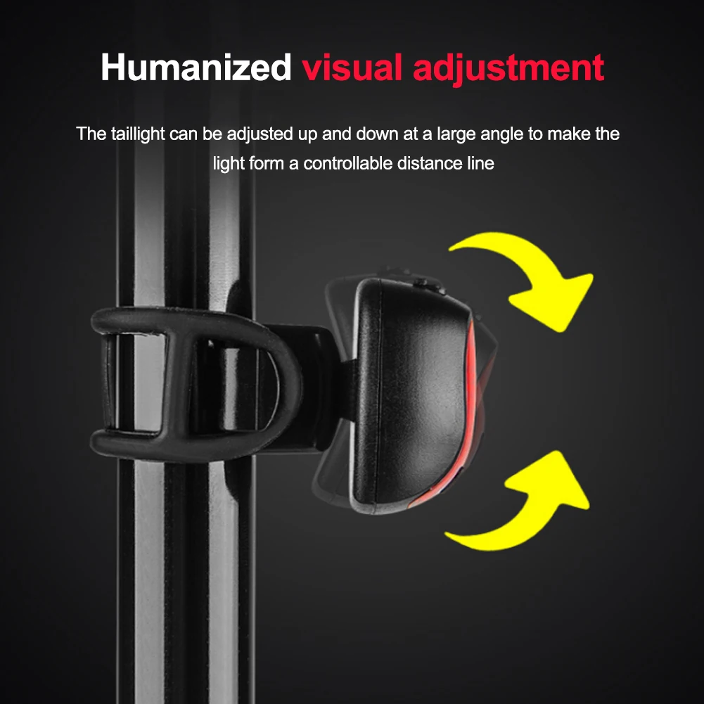 Bicycle Smart Light Safety Warning Light Usb Rechargeable Tail Light Helmet Portable Waterproof Tail Light Multi-Function Light
Bicycle Smart Light Safety Warning Light Usb Rechargeable Tail Light Helmet Portable Waterproof Tail Light Multi-Function Light