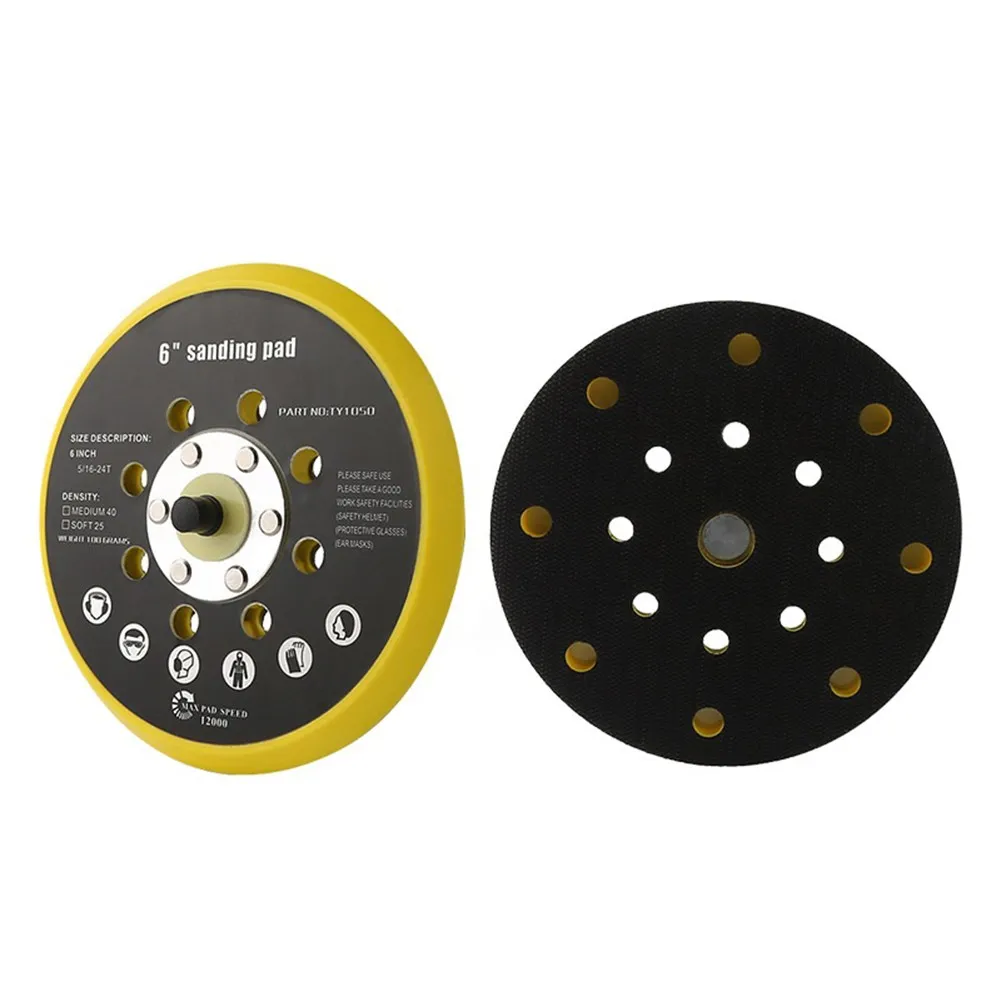6 Inch 17 Holes Sander Backing Pad Self-adhesive Sanding Disc Backed Plate For Power Tool Accessories
6 Inch 17 Holes Sander Backing Pad Self-adhesive Sanding Disc Backed Plate For Power Tool Accessories