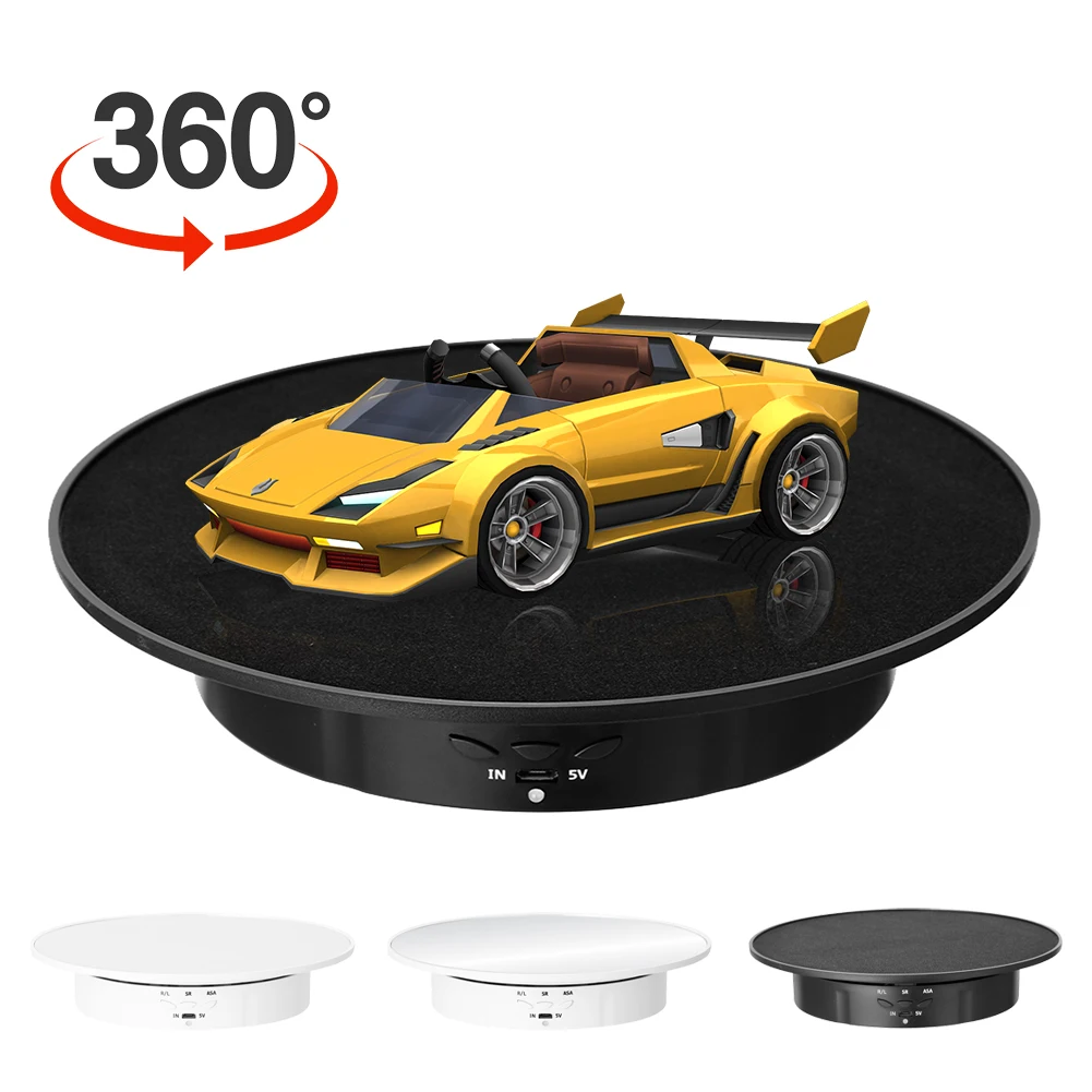 New Electric Rotating Display Stand Mirror 3 Speeds 360 Degree Turntable Jewelry Holder Battery For Photography Shooting
New Electric Rotating Display Stand Mirror 3 Speeds 360 Degree Turntable Jewelry Holder Battery For Photography Shooting